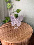 Moonstone Death Moth Carving