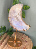 Moonstone Crescent Moon Carving
