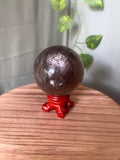 Smoky Quartz Sphere with Natural Flash