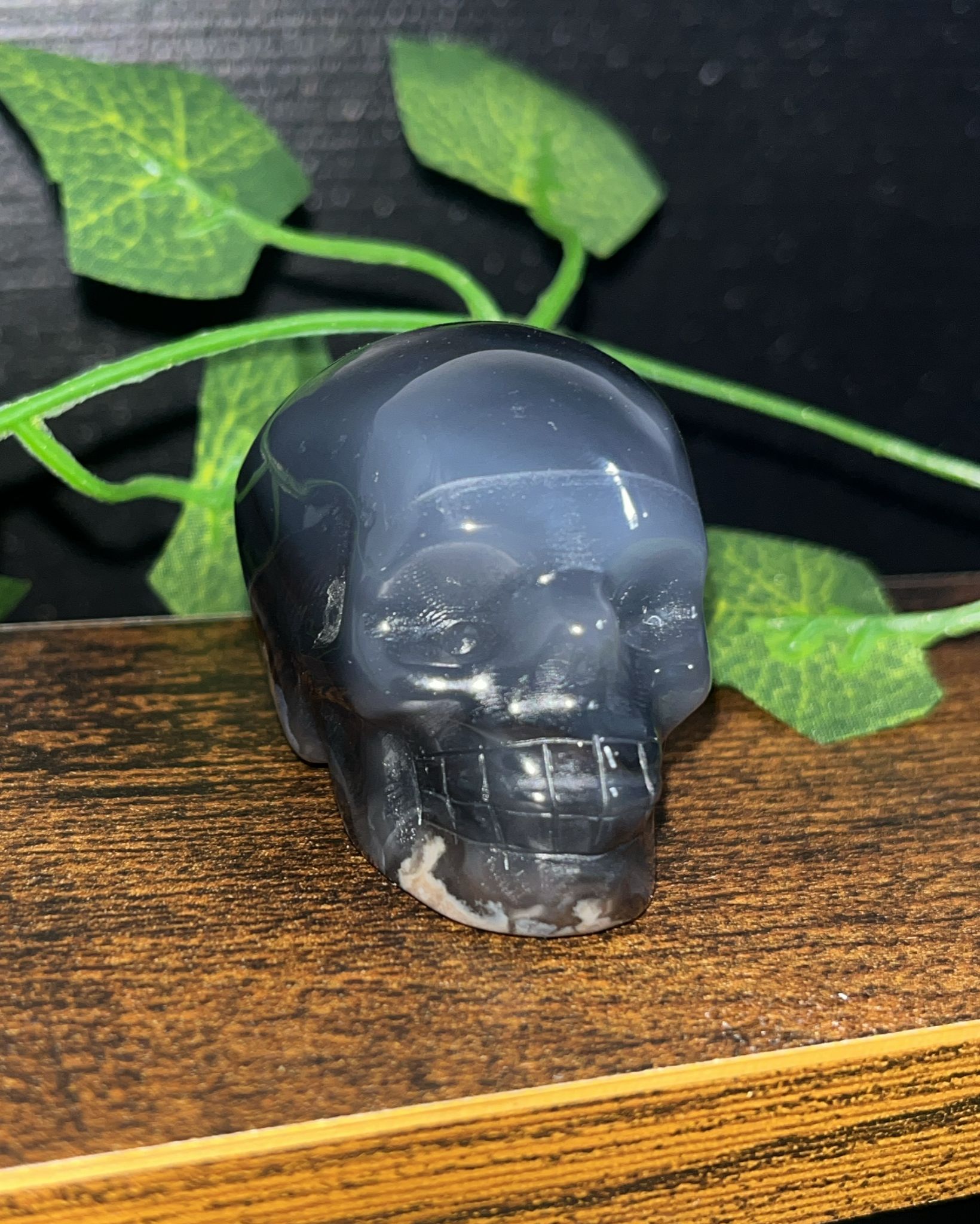 Volcano Agate Skulls - 3 Available