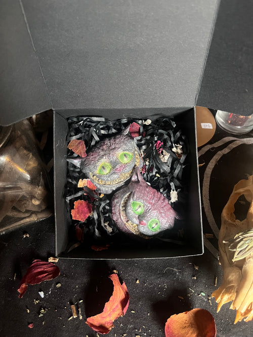 Cheshire Cat Hand Painted Wax Melts