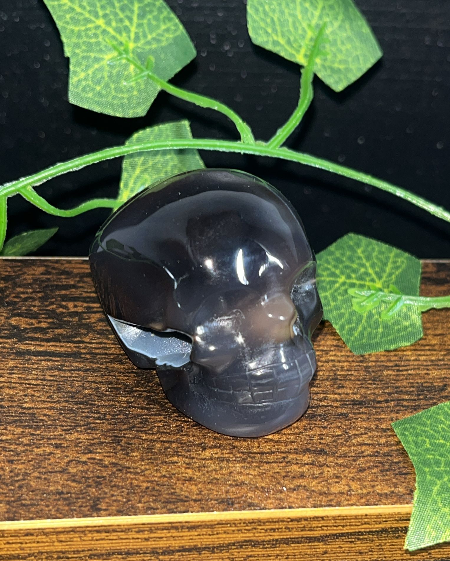 Volcano Agate Skulls - 3 Available