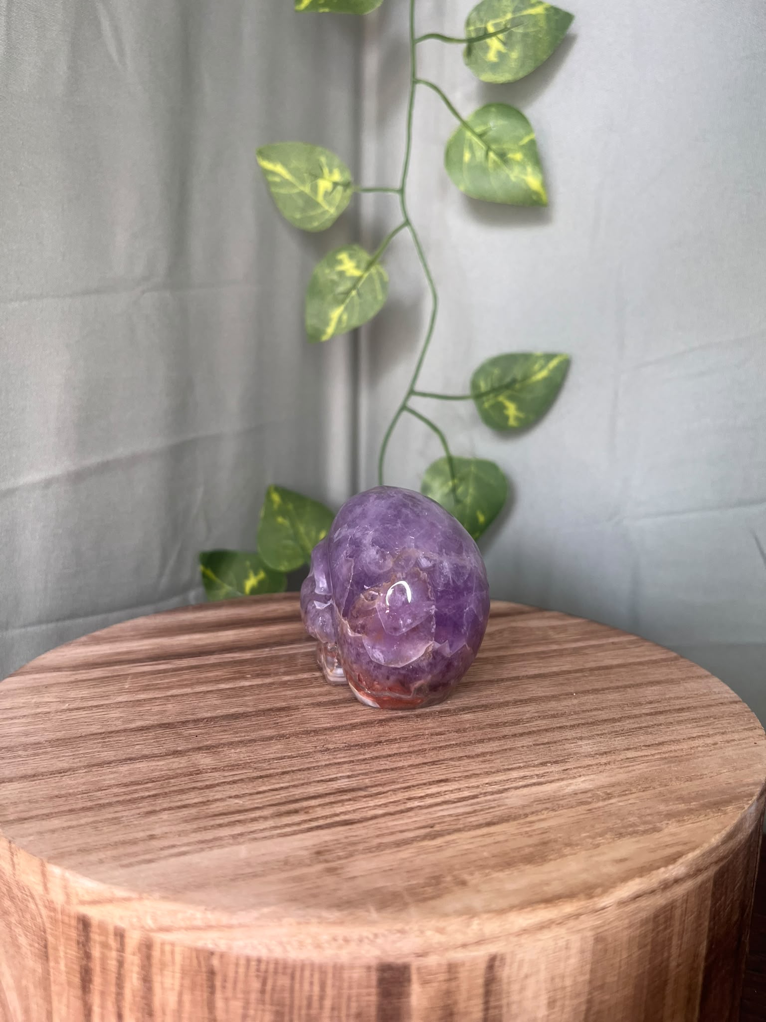 Amethyst & Agate Skull #2