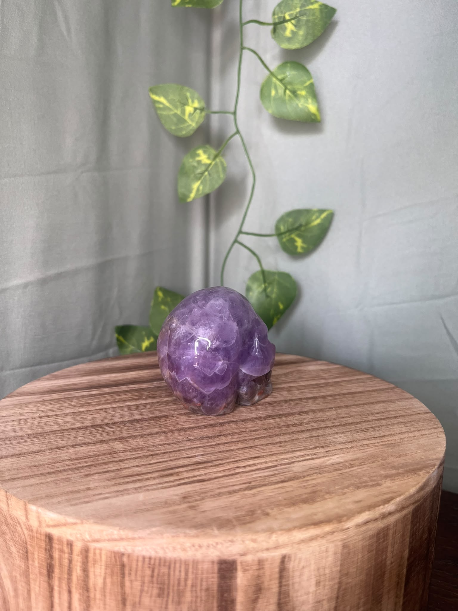 Amethyst & Agate Skull #2