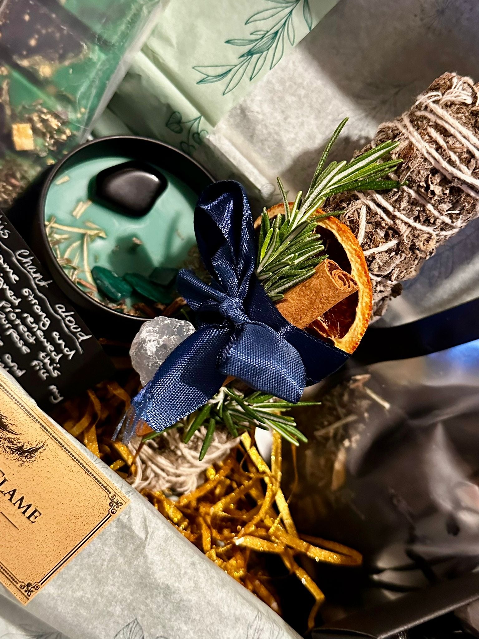 Feather & Flame Ritual Chest - Protection & New Beginnings Kit