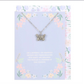 Butterfly Necklace Card