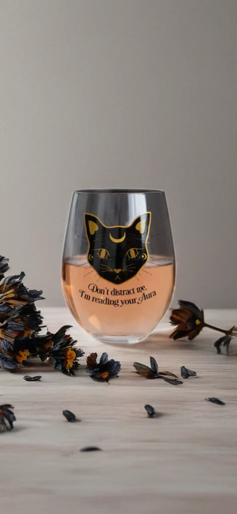 Reading Your Aura Wine Glass