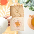 Sun Necklace and Earring Set