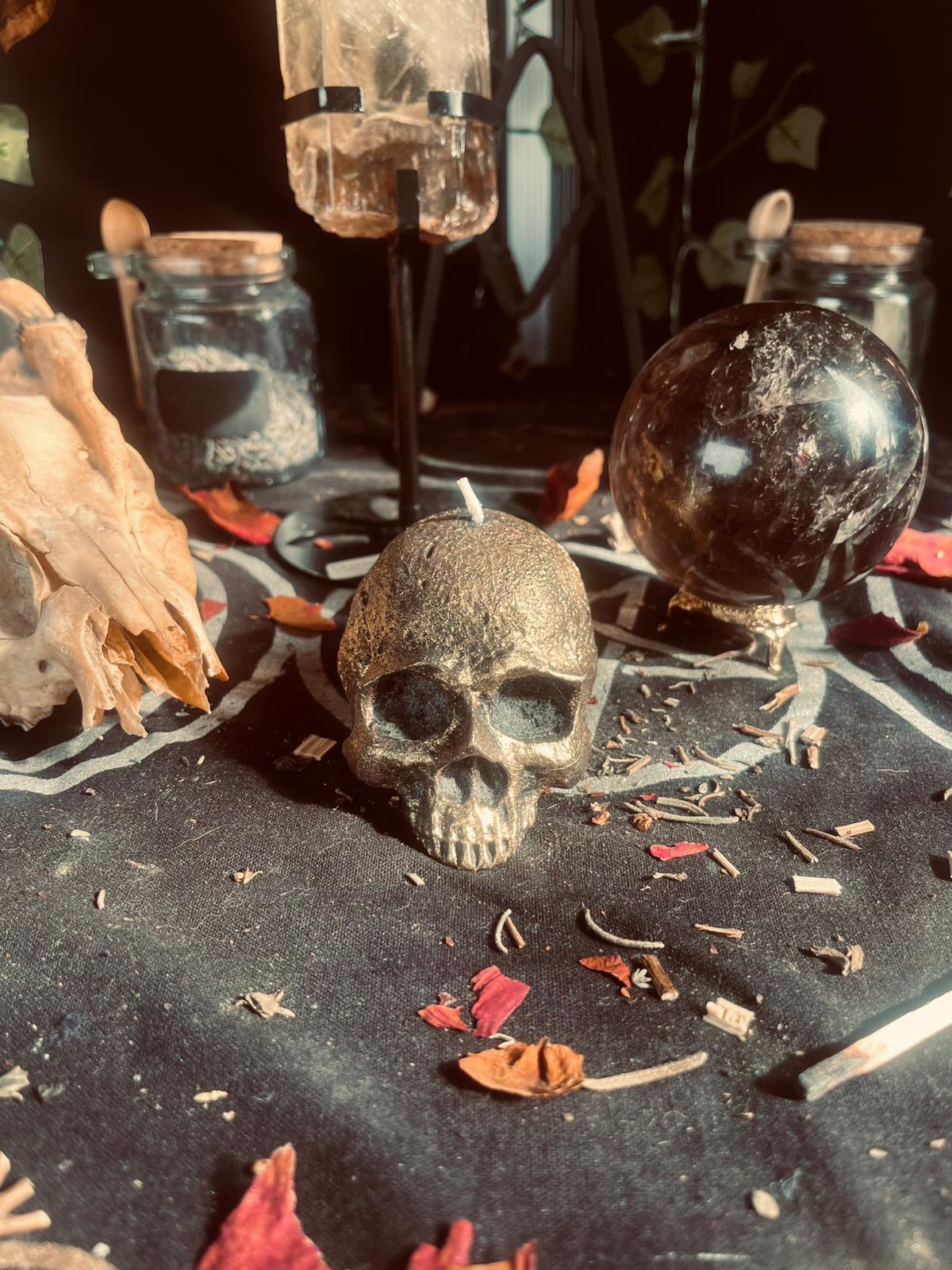 The Gilded Remains Candle
