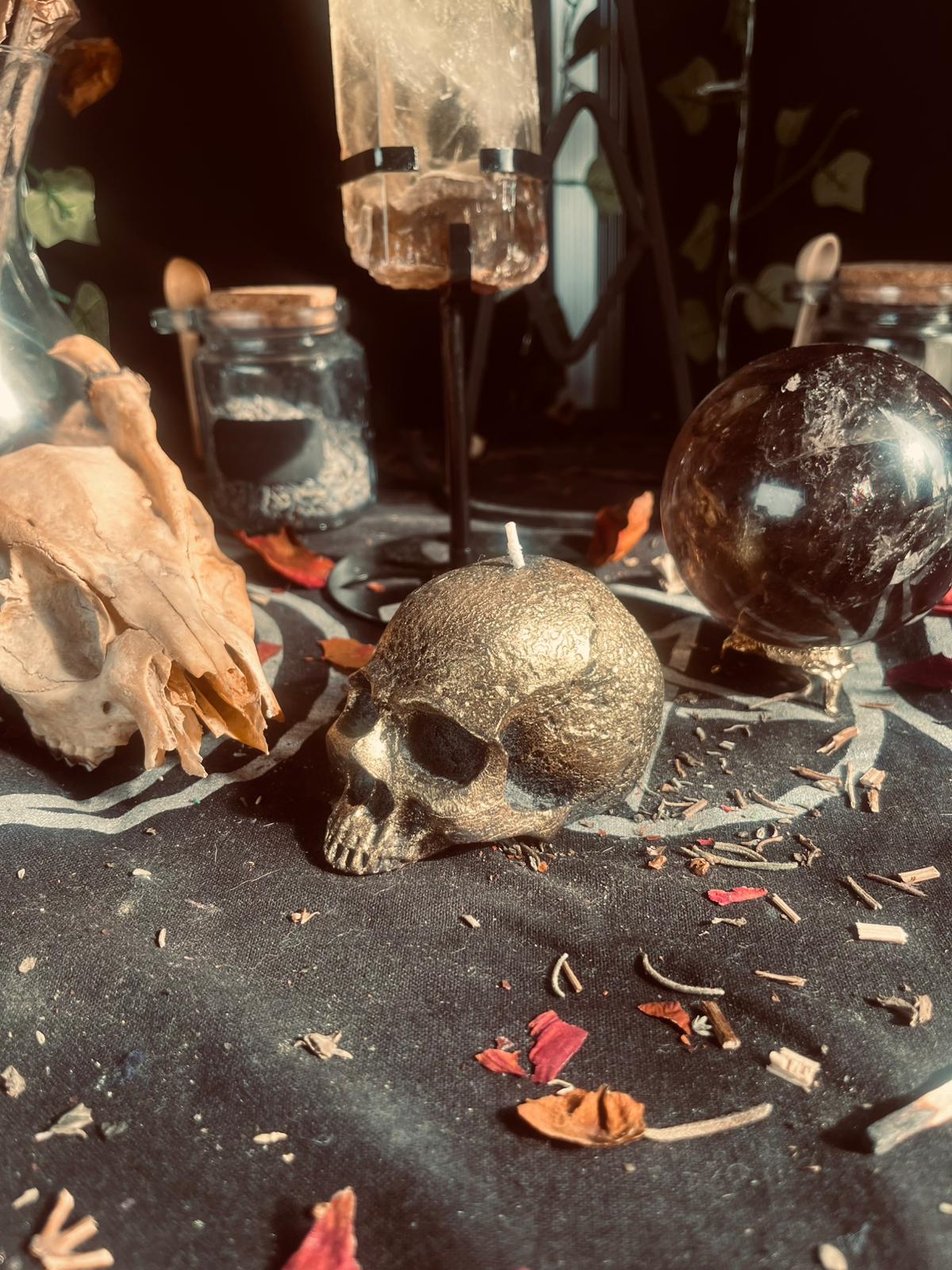 The Gilded Remains Candle