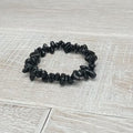 Black Obsidian Chip Bracelet