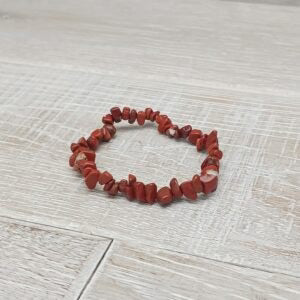 Red Jasper Chip Bracelet