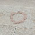 Rose Quartz Chip Bracelet